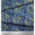thumbnail image 3 of Soimoi Cotton Poplin Fabric Geometric Small Printed Fabric 1 Yard 56 Inch Wide, 3 of 3
