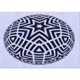 thumbnail image 1 of Ahgly Company Machine Washable Indoor Rectangle Transitional Heavenly Blue Area Rugs, 4' x 6', 1 of 7