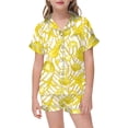 thumbnail image 1 of Ensemble de Pyjama 2 Pcs pour Enfants Imprimé Graphique Chemise à Manches Courtes et Shorts, 1 of 4