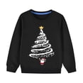 thumbnail image 2 of Diufon Chandail en Molleton de Noël pour Garçons et Filles Manches Longues Col Rond Chandail Automne Hiver Hauts Chauds, 2 of 4