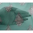 thumbnail image 4 of oneOone Viscose Chiffon Fabric Leaves|Floral & Paisley Block Print Fabric BTY 42 Inch Wide, 4 of 4
