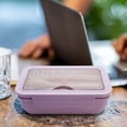 thumbnail image 1 of Dvkptbk bento box Plastic Bento Compartment Sealed Portable Lunch Box Student and Children's Microwave Lunch Box, 1 of 2