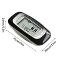 thumbnail image 2 of Walking Pedometer  Calorie Counter Walking 3D Pedometer With Clip Accurate Step Counter For Fitness Walking Distance Miles/Km Calorie Counter, 2 of 8