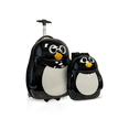 thumbnail image 2 of Penguin Buddy Valise pour Enfants avec Sac à Dos - Bagage à Main Rigide à Roulettes de 13 Pouces - Ensemble de 2 Pcs de Bagages pour Enfants, 2 of 3