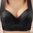 thumbnail image 2 of Timegard Bras for Women Wireless Flower Lace Full Coverage Comfortable Everyday Bras with High Support, 2 of 3