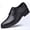 Black, variant on LSLJS Men's Leather Shoes, Fashion Men's Casual Pointed Comfy Leather Shoes Casual Shoes