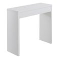 thumbnail image 4 of Convenience Concepts Northfield Table de Hall d'Entrée en Bois, Blanc, 4 of 8