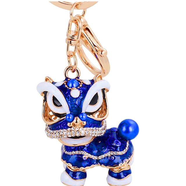 Creative Kirin Accessories Dance Alloy Keychain Retro Pendant Dance Ca