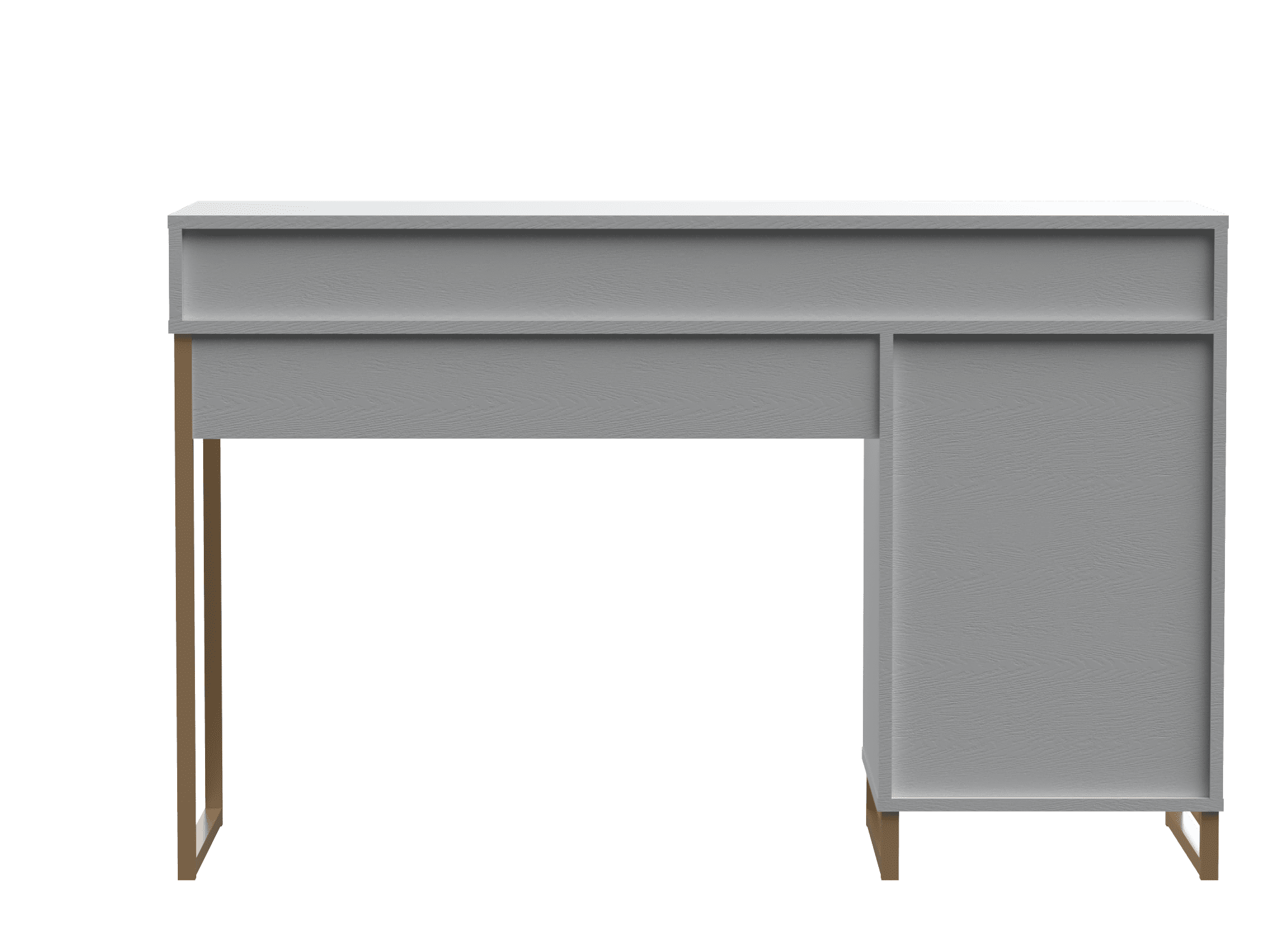 Mainstays Bureau d’écriture en bois et métal avec 1 tiroir et 1 porte pour adulte adolescent, 29,92 po.