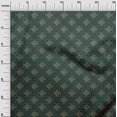 thumbnail image 2 of oneOone Silk Tabby Fabric Leaves & Geometric Block Fabric Prints By Yard 42 Inch Wide, 2 of 4