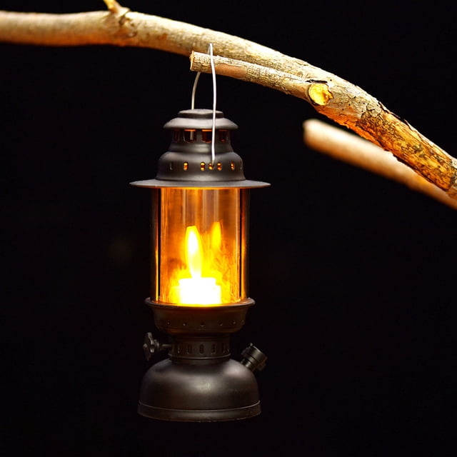 Portable LED Lantern Light for Outdoor Camping & Indoor Decor | Battery Powered Hanging Candle Light for Parties & Festivals