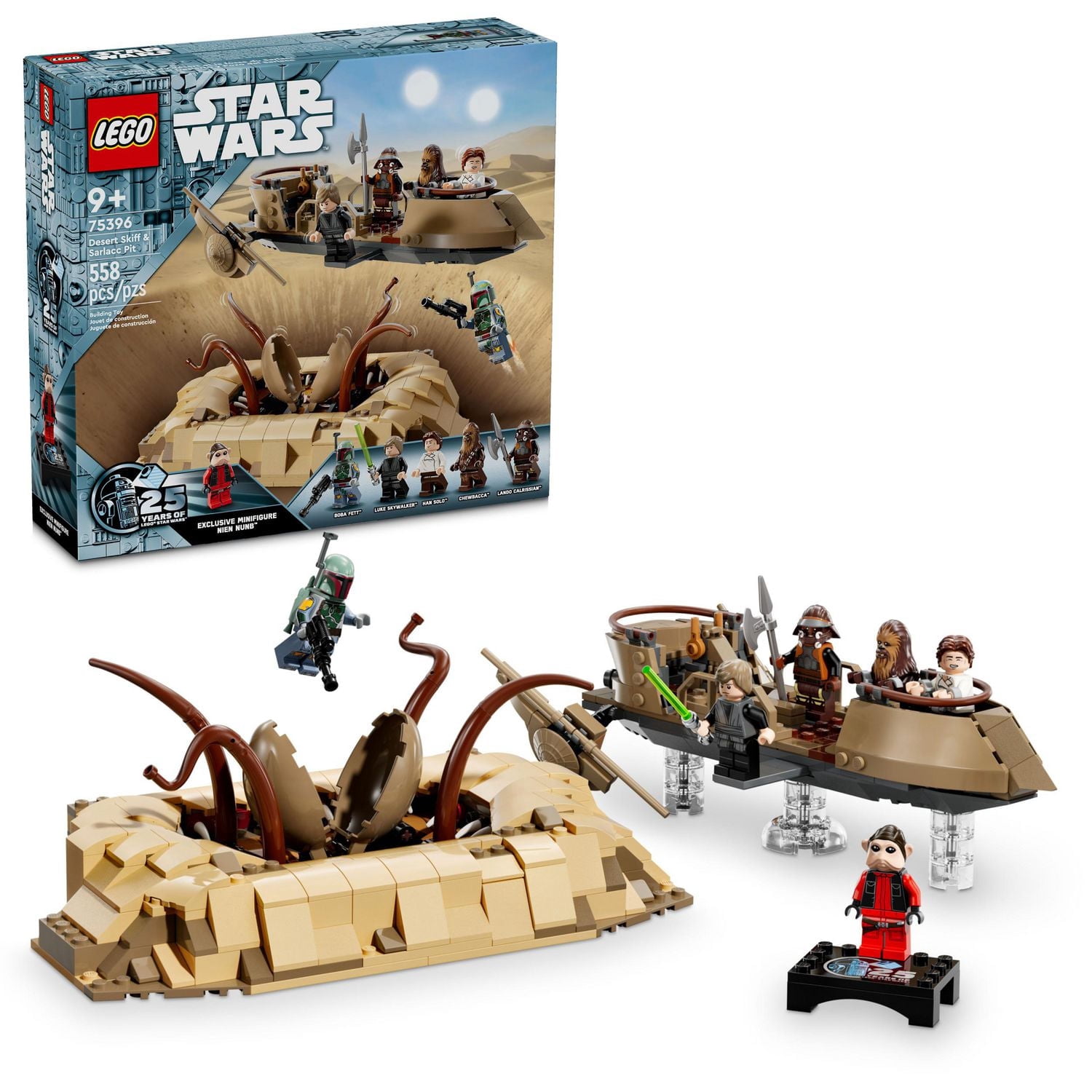 LEGO Star Wars Desert Skiff & Sarlacc Pit 75396 Ensemble de construction (558 pièces)