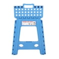 thumbnail image 3 of Fyydes Foldable Stool,Portable Living Plastic Dots Folding Step Stool Anti-slip Foldable Adults Chair, Plastic Stool, 3 of 9