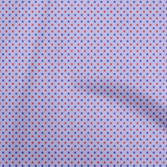 oneOone Velvet Medium Purple Fabric Stars Sewing Craft Projects Fabric Prints By Yard 58 Inch Wide