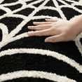 thumbnail image 3 of Aihimol Spider Web Bath Mat, 23.6×15.7" Halloween Bath Mat Non-Slip Rugs Spiderweb Rug Machine Washable Goth Bath Mat Area Rugs Gothic Rug for Front Door, Bedroom, Living Home (Black), 3 of 8