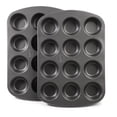 thumbnail image 1 of PILLSBURY NON STICK 12-CUP MUFFIN PAN SET - 2 PIECES, 1 of 3