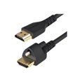 thumbnail image 1 of StarTech.com 1m (3ft) HDMI Cable with Locking Screw, 4K 60Hz HDR 10, High Speed HDMI 2.0 Monitor Cable with Locking Screw Connector for Secure Connection, HDMI Cable with Ethernet, M/M - Adjustable M3.0 Screw (HDMM1MLS) - Premium High Speed - HDMI cable with Ethernet - HDMI male to HDMI male locking - 3.3 ft - black - 4K60Hz (3840 x 2160) support, 1 of 4