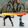thumbnail image 2 of Graflsoa Unisex High-Performance Ski Socks - Quick-Dry, Thermal, Geometric Design for Men & Women - Cotton Blend, Hand Wash Only, One Size Fits All (39-44) - Assorted Colors, 2 of 6