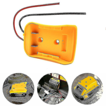 Adaptateur de Batterie Roues Électriques Compatible avec Dewalt Batterie Support de Dock d'Alimentation 18v Connecteur de Montage