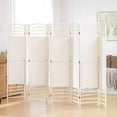 thumbnail image 2 of HOMCOM Cloison Pliante de 5,6 Pi, Paravent Autoportant pour Chambre, 2 of 10