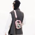 thumbnail image 2 of TopLLC Sac Bandoulière Transparent, Sac à Main en PVC Transparent avec Sangle Ajustable Style Bohème, Sac de Poitrine Décontracté Imperméable Approuvé pour Stade Sac d'Épaule Transparent pour Concerts Sports Festivals, 2 of 9