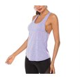 thumbnail image 3 of EYIIYE Women' s Casual Gym Racer Back Running Vest Fitness Jogging Tank Top, 3 of 4