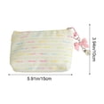 thumbnail image 4 of Sentmoon Mens Wallet Toiletries Travel Bag Woolen Knitted Bag Striped Color-blocked Cosmetic Bag Pattern Cosmetic Bag Portable Cosmetic Bag Ins-style Pencil Case, 4 of 7