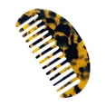 thumbnail image 1 of Iumwxz French Wide Tooth Pocket Hair Comb Marbletexture Leopard Pattern Acetate Antistatic Detangling Hairbrush Hairdressing Tool Hair Comb, 1 of 1