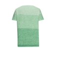 thumbnail image 5 of FAIWAD Women Summer Tops Short Sleeve Irregular V Neck Button T-Shirts Geometric Color Block Print Tees Blouses, 5 of 5