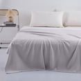 thumbnail image 4 of EGNMCR Summer Cooler Blanket Bed Blanket Thermal Blanket Lightweight Bed Breathable Soft Comfortable Blankets For Sleeping Washable Blanket For All Season Polyester Bedding Suits, 4 of 7