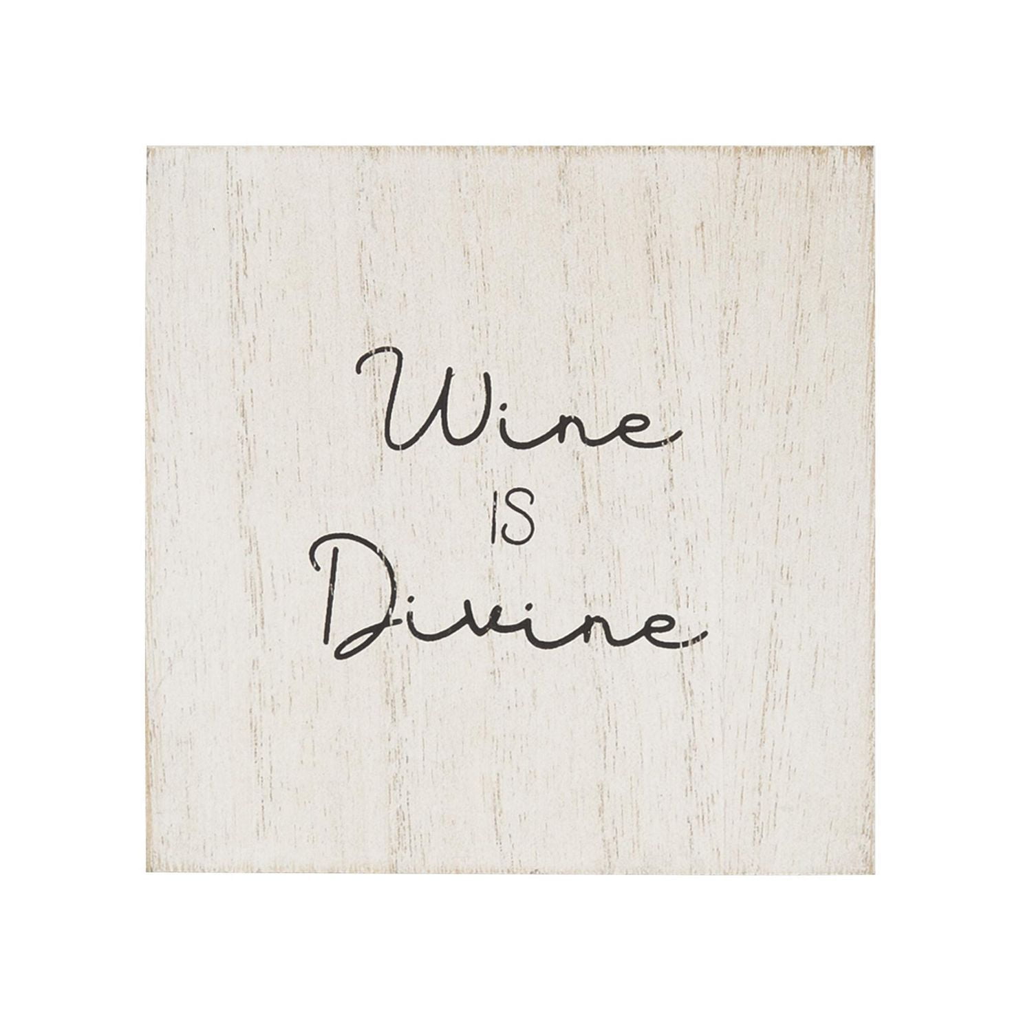 Dessus de boîte artistique “Wine is Divine”