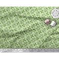 thumbnail image 2 of Soimoi polyester Crepe Fabric Filigree Damask Decor Fabric Printed Yard 42 Inch Wide, 2 of 3