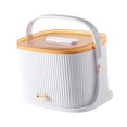 thumbnail image 1 of Yinanstore Medicine Organizer Container Portable Empty Multipurpose Large Capacity Medicine Box First Aid Box for Household Camping Dorm White, 1 of 8