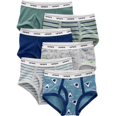 Carter's Child of Mine Toddler Boys' Underwear - Grey Dino