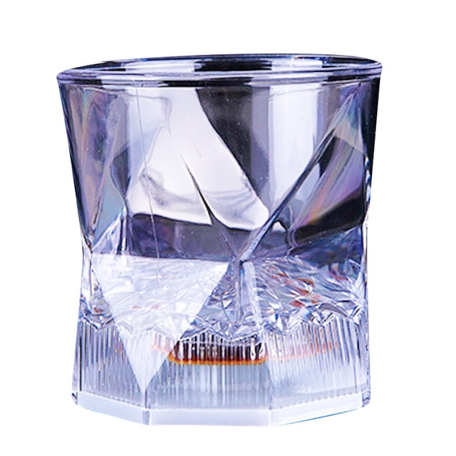 Liquid Activated Multicolor LED Tumbler Automatic On Off Pre Installed Battery Sealed Bottom Add Fun to Drinks