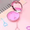thumbnail image 2 of Travel Retainer Case with Mirror Mouth Guard Case Protection with Vent Holes Rose Gold, 2 of 8
