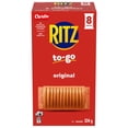 thumbnail image 1 of RITZ To-Go Original Crackers, Pack of 8 individually wrapped cracker stacks, Portable Format, Convenient On-The-Go Snack, Lunchbox & Travel Snack, 334g, 1 of 14