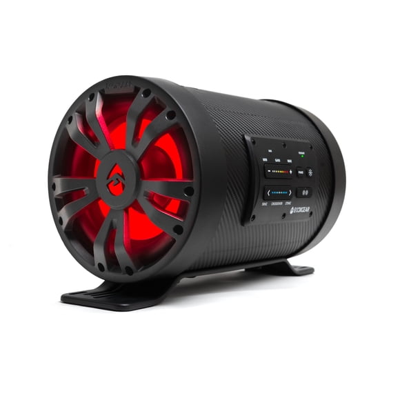 ECOXGEAR SoundExtreme ES08 powersports sealed powered 8-inch subwoofer tube with built in 500-watt amplifier