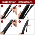 thumbnail image 2 of Unique Bargains 282mm 11' Rear Window Windshield Wiper Blade Arm Set for Ford Escape 2014 - 2019, 2 of 5