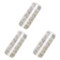 thumbnail image 1 of QualitChoice 1 Bag Glass Crystal Special-shaped Eye-catching Flat Bottom Easy to Paste Perfect Match Nail Rhinestones for Mobile Phone Type 3 3Set, 1 of 6