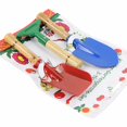 thumbnail image 2 of 3pcs Mini Metal Rake Shovel Trowel Set Garden Tools Set Kids Beach Sandbox Toy, 2 of 6