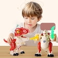 thumbnail image 2 of Storage for Toys Alloy Dinosaur Deformation Robot Children's Toy Block Storage Box Full Set of Model Toys Toy Storage Box, 2 of 7