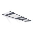 thumbnail image 1 of CANOPIA by PALRAM Nancy 3 ft. x 13.5 ft. Door and Window Fixed Awning - Grey, 1 of 9