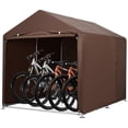 thumbnail image 2 of Kojooin Abri de Rangement pour Vélo Imperméable avec Protection UV, Garage Extérieur pour Bicyclettes, Outils Ou Équipements, 2 of 7