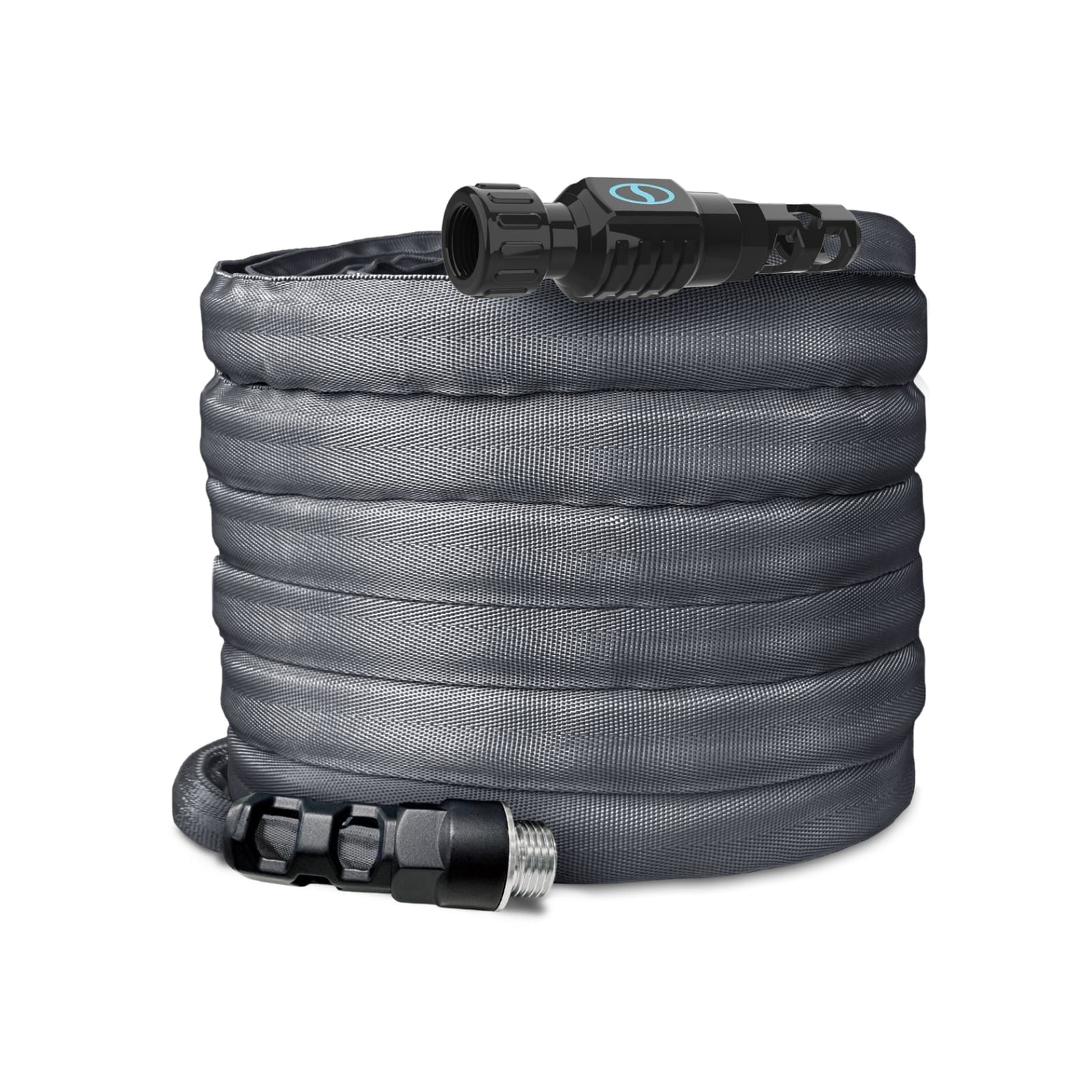 New and Improved - Aqua Joe 50-Ft x 5/8-Inch FiberJacket Garden Hose