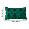 thumbnail image 3 of Wooowa 11.8x19.7Inch Rectangular Christmas Pillowcases, Embroidered Front & Solid Back, Festive Cushion Covers for Home Sofas, 3 of 8