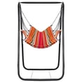 thumbnail image 2 of Chaise Hamac avec Support, Chaise Balançoire avec Support, Hamac Robuste avec Support Inclus, Support de Balançoire pour Patio Intérieur Extérieur Cour, Capacité de Charge 440 Lb, 2 of 8