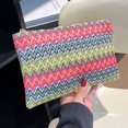 thumbnail image 2 of LinYooLi Money Beach Long Bag Colourful Ladies Clutch Coin Purse Handmade Casual Portable Elegant Simple Exquisite for Weekend Vacation, 2 of 6