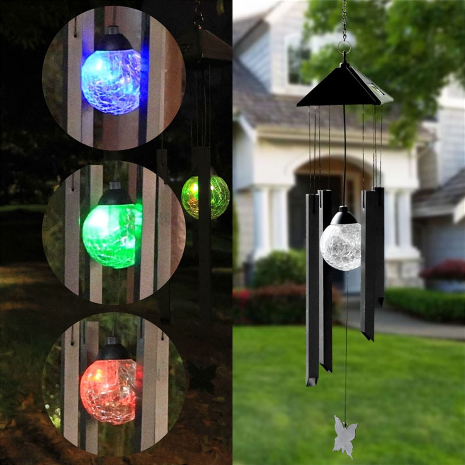 Dvkptbk Solar Garden Lights, Warm White Solar Lights Outdoor, Bright LED Outdoor Lights for Yard, , , Patio, and Walkway