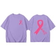 thumbnail image 3 of Women's T-Shirts Casual Short Sleeve Tops for Daily and with Round Neck Design, 3 of 3